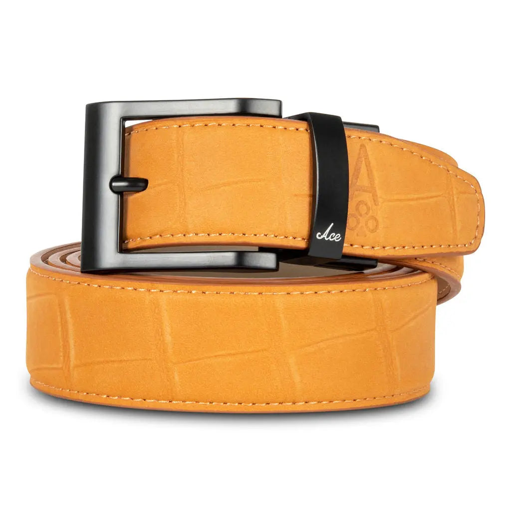 Orange golf belt best sale