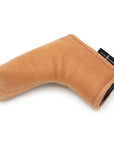 TAN LEATHER PUTTER HEADCOVER