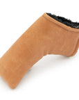 TAN LEATHER PUTTER HEADCOVER