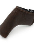 BROWN LEATHER PUTTER HEADCOVER