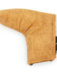 TAN HAIRY COWHIDE PUTTER HEADCOVER