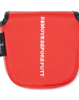 REMOVE BEFORE PUTT MALLET PUTTER COVER