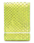 LIME PYHTON CASH COVER WALLET