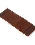 COGNAC CAIMAN CASH COVER WALLET