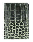 OBSIDIAN ALLIGATOR PASSPORT COVER