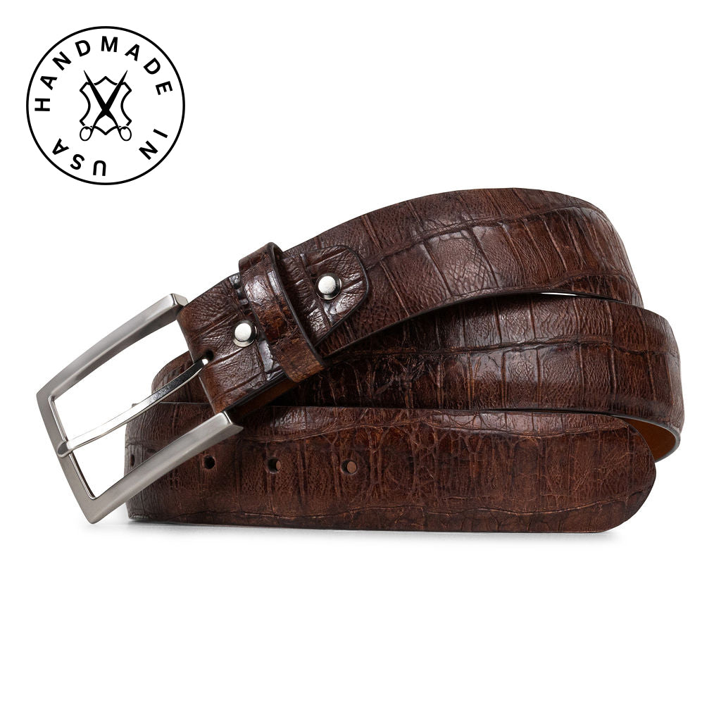 BOURBON ALLIGATOR BELT