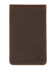 BROWN BASEBALL GLOVE LEATHER GOLF SCORECARD HOLDER