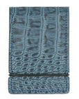 COBALT ALLIGATOR CASH COVER WALLET