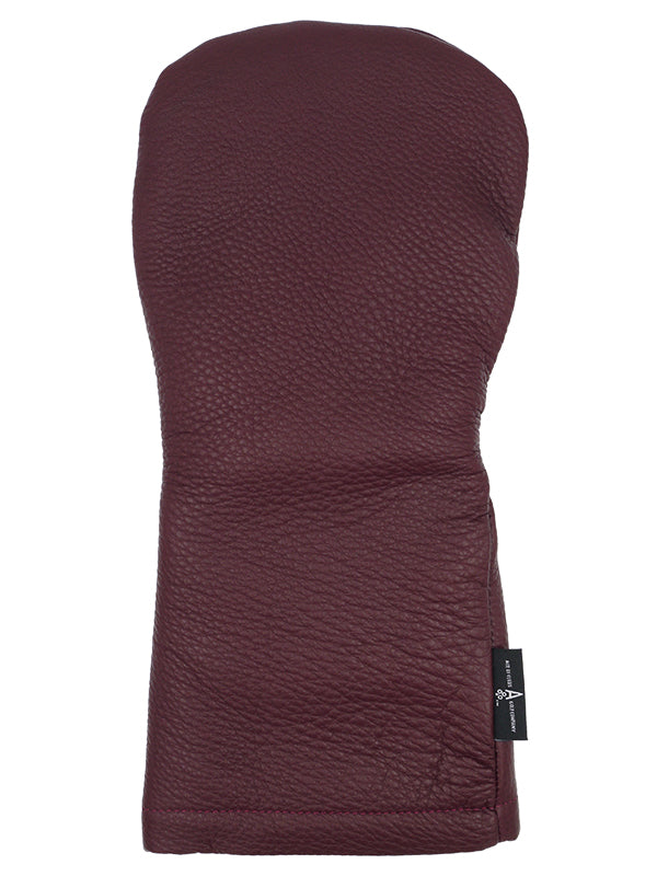 MAROON LEATHER - Premium Driver Cover from Ace of Clubs Golf Co. - Just $79.00! Shop now at Ace of Clubs Golf Company